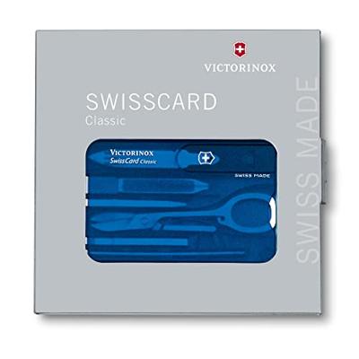 Victorinox SwissCard 0.7122.T2 Zakgereedschapsset Aantal functies 10 Saffier
