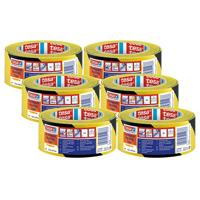 tesa 4169 04169-00063-94 Vloermarkeringstape Zwart/geel (l x b) 33 m x 50 mm 6 stuk(s) - thumbnail