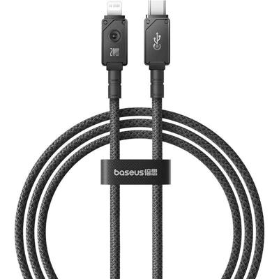 Baseus Unbreakable USB C naar iP kabel 1 m 20 W Zwart