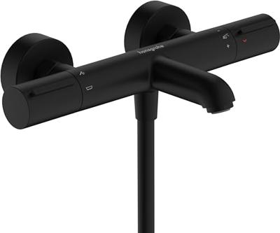 Hansgrohe Ecostat Element Opbouw badthermostaat, mat zwart Hansgrohe Ecostat Element Opbouw badthermostaat, mat zwart