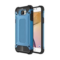 Voor Galaxy J5 Prime harde Armor TPU + PC combinatie Case (blauw) - thumbnail