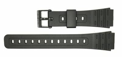 Horlogeband Casio JC-30 / W-59 / W-64 / W-85 / 71604816 Kunststof/Plastic Zwart 18mm Horlogeband Casio JC-30 / W-59 / W-64 / W-85 / 71604816 Kunststof/Plastic Zwart 18mm