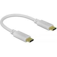 DeLock 85357 100W USB Type-C 0.15m Wit - thumbnail