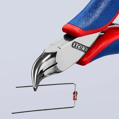 Knipex Elektronica-grijptang | Meer-componentengrepen | Lengte 115 mm | Zelfbedieningskaart/blister - 35 42 115 SB