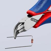 Knipex 35 42 115 SB Platte rondbektang Elektronica en fijnmechanica 45° gebogen Gereedschapsstaal 115 mm - thumbnail