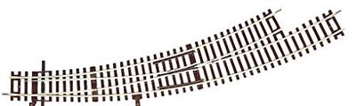H0 Roco RocoLine (zonder ballastbed) 42472 Gebogen wissel, Links 1 stuk(s)