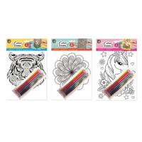 Grafix Kleuren op nummer a4 - leeuw - thumbnail