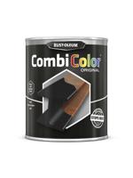Rust-Oleum Combicolor metaalverf ral9005 zwart hoogglans 0.75ltr - thumbnail