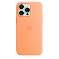 Apple Silicone MagSafe Case iPhone 15 Pro Max Orange Sorbet - thumbnail