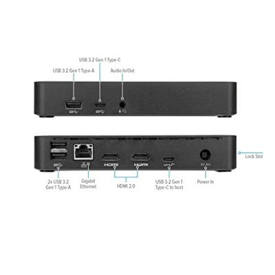 Targus DOCK310EUZ USB-C dockingstation Geschikt voor merk (dockingstation): Universeel Incl. Kensington-slot Targus DOCK310EUZ USB-C dockingstation Geschikt voor merk (dockingstation): Universeel Incl. Kensington-slot