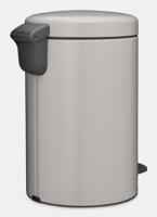 Brabantia Pedaalemmer NewIcon 12 liter Soft Grey - thumbnail