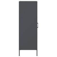 Hoge kast 36x39x113 cm staal antracietkleurig - thumbnail