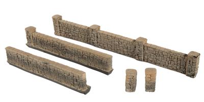 NOCH 0058282 H0 Muur met metselwerk Zandsteen