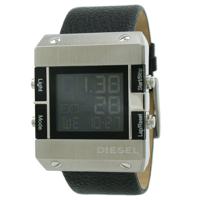 Diesel horlogeband DZ7119 Leder Zwart 28mm - thumbnail
