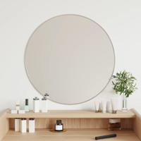 VidaXL Wandspiegel rond ø60 cm zilverkleurig - thumbnail