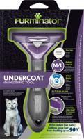 FURminator Undercoat DeShedding Tool kat kort haar M-L - thumbnail