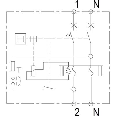 Siemens 5SU13546KK10 Aardlekschakelaar/zekeringautomaat 2-polig 10 A 0.03 A 230 V