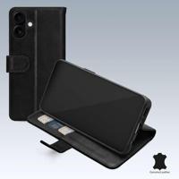Mobilize Leather Wallet Apple iPhone 16 Black - thumbnail