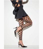 Girardi Legging Danae zwart | open ruiten - thumbnail