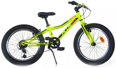 Dino Bikes Plus 20 inch 36 cm junior 6v v-brakes lime