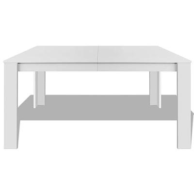 vidaXL Eettafel 140x80x75 cm wit vidaXL Eettafel 140x80x75 cm wit