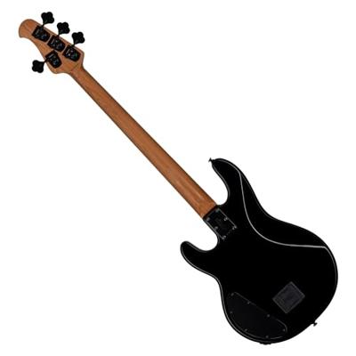 Sterling by Music Man DarkRay EB Black elektrische basgitaar met deluxe gigbag
