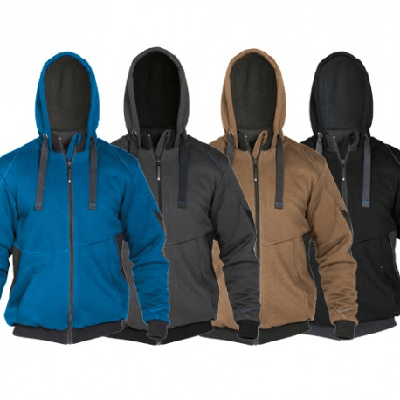 DASSY sweatshirt jas pulse zwart/antraciet m