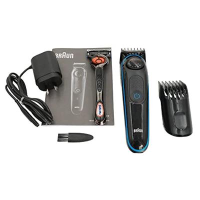 Braun BeardTrimmer BT3240 Baardtrimmer, Trimmer En Haartrimmer Voor Mannen, 39 Lengte-instellingen, Zwart/Blauw Braun BeardTrimmer BT3240 Baardtrimmer, Trimmer En Haartrimmer Voor Mannen, 39 Lengte-instellingen, Zwart/Blauw