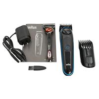 Braun BeardTrimmer BT3240 Baardtrimmer, Trimmer En Haartrimmer Voor Mannen, 39 Lengte-instellingen, Zwart/Blauw - thumbnail