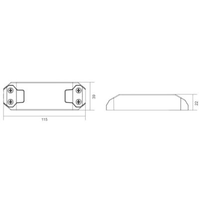 Deko Light 230V-railsysteemcomponenten Lampadapter Venster-grijs 710098 D Line 3-Phasen Adapter für Leuchtenmontage inkl. Montagezubehör