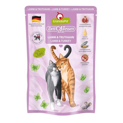 GRANATAPET DeliCATessen Lamb and turkey - nat kattenvoer - 85g - thumbnail