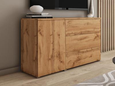 Dressoir PARLO 1 deur 3 lades wotan eik Dressoir PARLO 1 deur 3 lades wotan eik