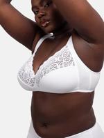 Bh zonder beugel katoen - kant - Georgina - Kanten bh zonder vulling - Niet voorgevormd - Zachhte brede bandjes - thumbnail