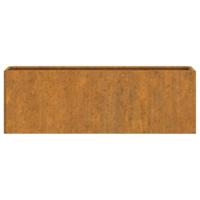 VidaXL Plantenbakken wandmontage 2 st 53x10x17 cm cortenstaal roestig - thumbnail