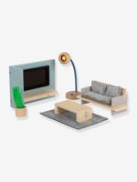 Small Foot - houten poppenhuis meubeltjes woonkamer - thumbnail