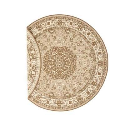 Tapeso Rond Vintage buitenkleed - Flip Agnes lichtbruin - 160 cm rond Tapeso Rond Vintage buitenkleed - Flip Agnes lichtbruin - 160 cm rond