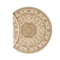 Tapeso Rond Vintage buitenkleed - Flip Agnes lichtbruin - 160 cm rond - thumbnail