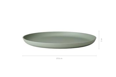 Mepal plat bord silueta 260 mm nordic white - thumbnail