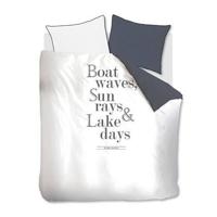 Rivièra Maison Riviera Maison Dekbedovertrek Lake Days - Marineblauw 260x200/220 cm - thumbnail
