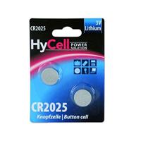 HyCell Knoopcel CR2025 3 V 2 stuk(s) 140 mAh Lithium CR 2025 - thumbnail