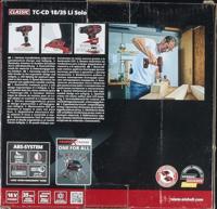 EINHELL accu boor- en schroefmachine tc-cd 18/35 li solo schroeftol (rood/zwart, accu en oplader niet inbegrepen) - thumbnail