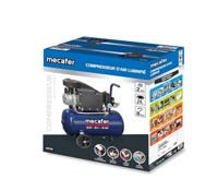 Compressor - MECAFER - 425793 - Blauw - 24 L - 2PK - 8 bar - thumbnail