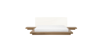 Beliani-ZEN-Futon tweepersoonsbed-Lichte houtkleur-180 x 200 cm-MDF - thumbnail