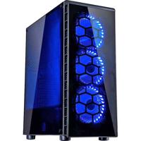 Inter-Tech cxc2 midi tower behuizing (zwart | 3x usb-a | window) - thumbnail