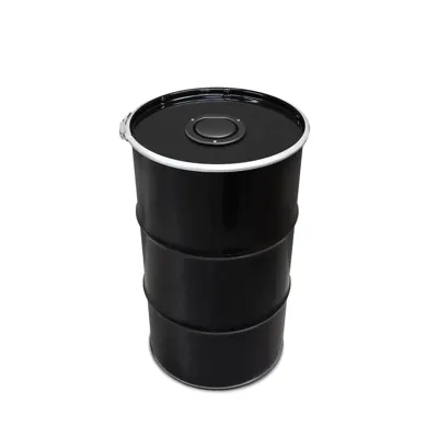 Olievat prullenbak 120L - Met glasrozet klep