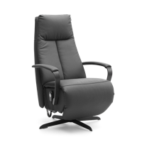 Sta-op Stoel J-102 Zwart Leer - thumbnail