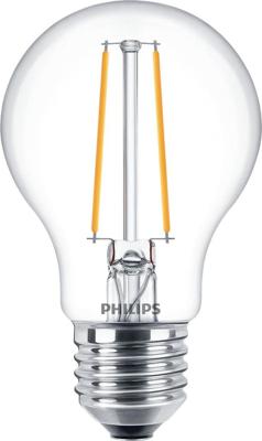Philips LED GLS E27 1,5-15W 2700K filament helder blister - 5102491 Philips LED GLS E27 1,5-15W 2700K filament helder blister - 5102491