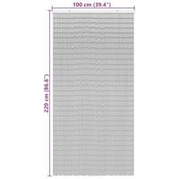 Insectengordijn bamboe print 100x220 cm bamboe - thumbnail