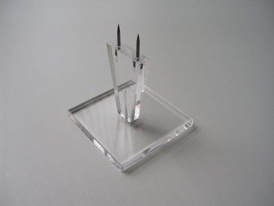 Acryl-hakstandaard - prikker hoog 80 mm