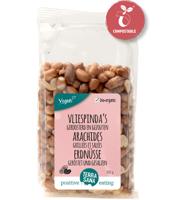 Pinda vlies met zout geroosterd bio 250 Gram - thumbnail